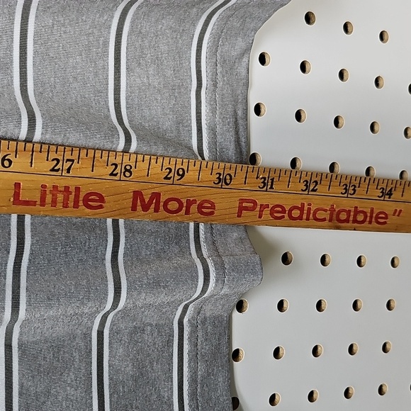 NWT Cutter & Buck Big Mens DryTec Polo 3xl Gray/white Striped - Picture 5 of 8